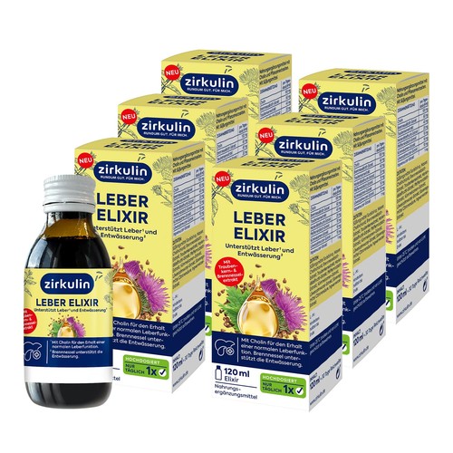 Zirkulin leber elixir 120 - leber-elixir, (6x