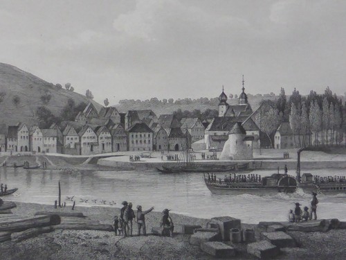 Marktbreit main stahlstich - marktbreit,