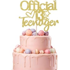 Geburtstag Tortendeko 13 Gold