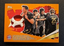 2021-22 Topps Tornetz Lewandowski /25 Orange FC Bayern München Team Set Netz