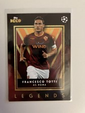 2023 Topps UEFA UCL Deco Base Legends Francesco Totti As Roma