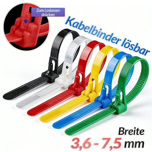 Nylon band kabelbinder lösbar - kabelbinder,