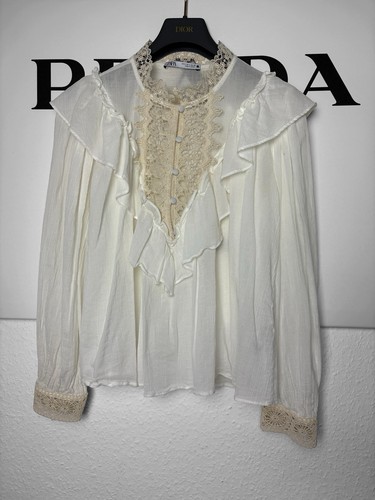 Zara bluse rüschen - zara,