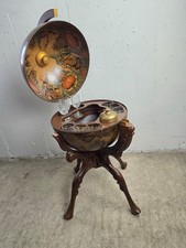 Bar Globus Minibar Antik Stil Holz Weltkugel Stehbar Vintage Hausbar 110 cm