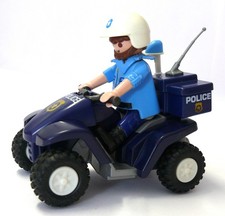 A5505 / playmobil ® Polizei Police Quad 3655  mit Fahrer 4168