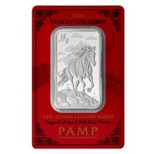 PAMP 1 oz Silberbarren Lunar