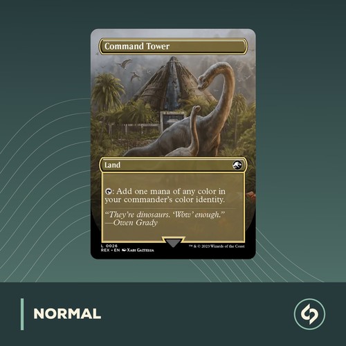 Mtg command tower showcase - command,