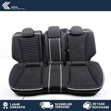 Sitze hinten Rücksitzbank Leder schwarz beheitzt Ford Mondeo MK5 CF