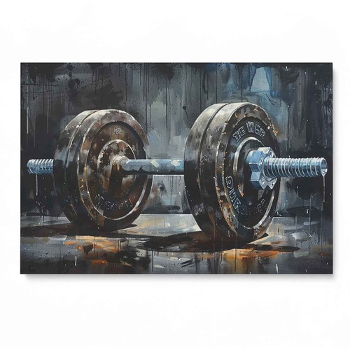 Abstrakte hantel fitness - abstrakte,