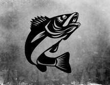 Fisch Zander Fish Raubfisch Aufkleber Car Auto Sticker Tuning JDM Decal Hunter