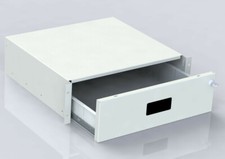 Rack Magic 3HE 19"-Rackschublade-19 Zoll 3HE Rack Draw mit Schloss - Lichtgrau