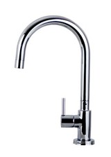 Waschtischarmatur – Standhahn nur für Kaltwasser | Badarmatur | Chrom | Kubra