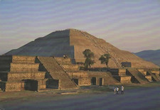 AK Mexico Teotihuacan Die Sonnenpyramide