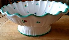 Gmundner Keramik Streublume Schale Bogerlrand, 26 cm