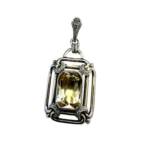 Antiker art deco citrin - antiker,