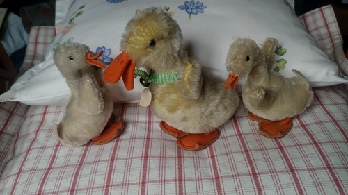 Stück alte steiff gans - 3,
