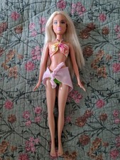 Barbie Puppe Mattel lange blonde Haare Top Zustand Beach Strand