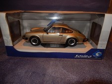 PORSCHE 911 G-Modell Carrera 3.2 gold RAR! 1/18 SOLIDO
