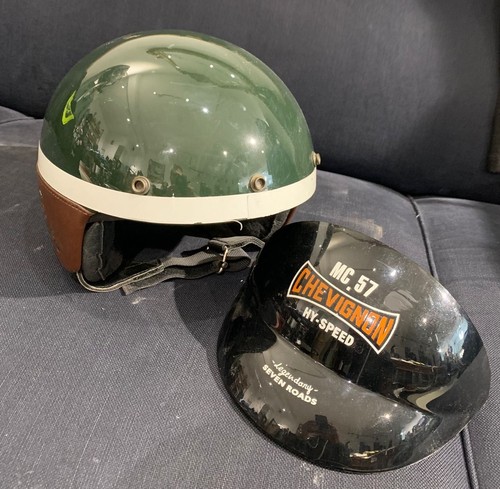 Vintage motorradhelm jethelm - vintage,