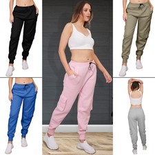 Damen Fleece Cargo-Stil Hose