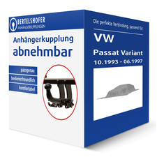 Auto Hak Anhängerkupplung abnehmbar für VW Passat Variant B3/B4 Typ 3A5/35i AHK