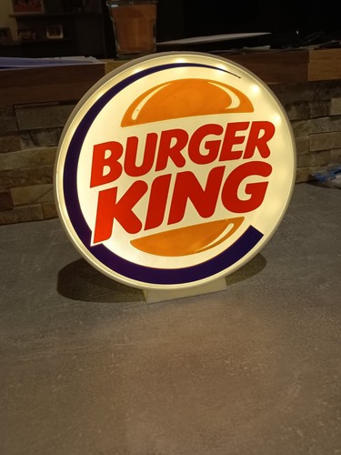 Leuchtendes logo burger - logo, king