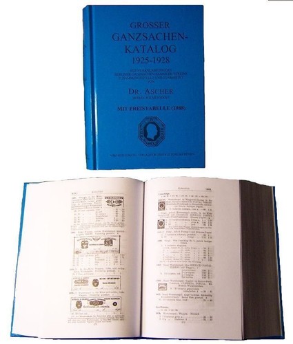 Ascher ganzsachenkatalog - dr.,