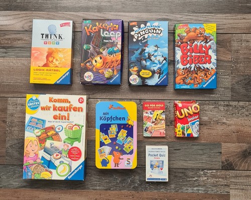 Kinderspiele brettspiele - 9x,