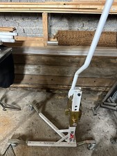 Bursig Motorradständer mit Adapterplatte für Yamaha 600 Diversion in weiß