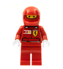 Lego rac025s F1 Ferrari Pit Crew Member Racers Sets: 8144 8673 8375  Mini Figur