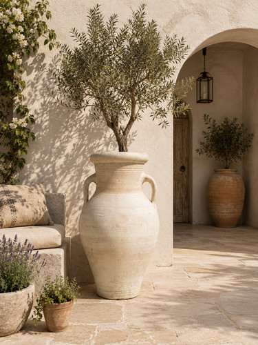 Amphore terracotta xxl unikat - amphore,