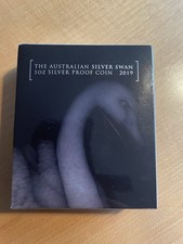 Silber Münze, The Australian Silver Swan, 1 Oz, Silver Proof Coin, 2019,
