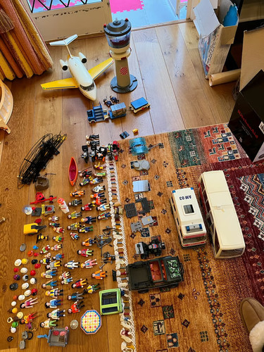 Riesiges playmobil spielzeug - riesiges,