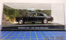 Modellauto  1:43 - James Bond 007 - Peugeot 504 - "In Tödlicher Mission"