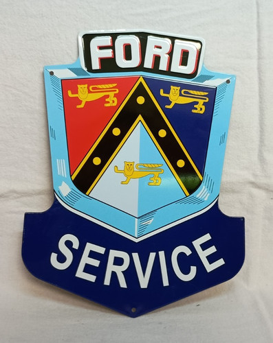 Blechschild ford service - blechschild,