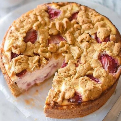 Bio erdbeerkuchen käsekuchen - bio,