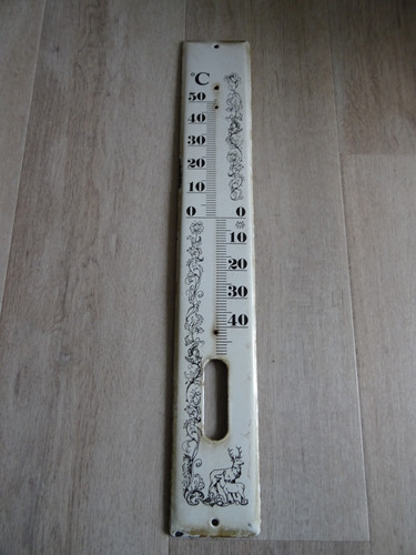 Ddr emailschild thermometer - emailschild,