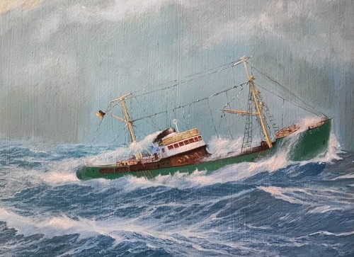 ölgemälde schiffsbild - Ölgemälde,