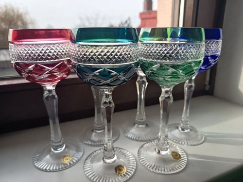 Vintage weingläser farbig - vintage,