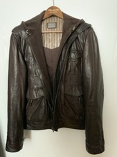 Herrenlederjacke Gr. 54 Braun
