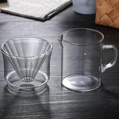1pc 400ml glas kaffeetropfer - glas,