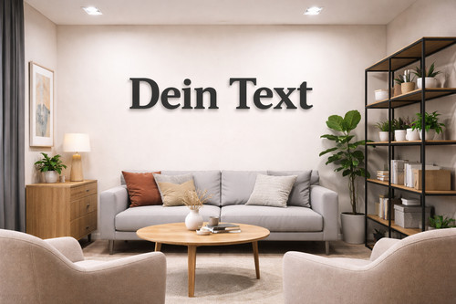 Buchstaben personalisiert - ,