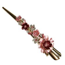 Flower metal rhinestone hair - flower,