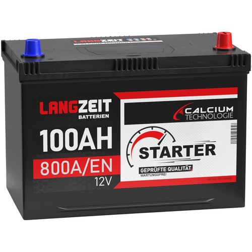 Langzeit asia autobatterie 12v - langzeit,