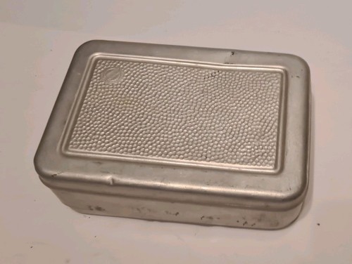 Große ddr aluminium - aluminium, brotdose