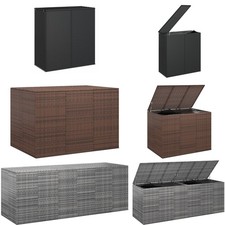 Gartenbox Kissenbox PE Rattan