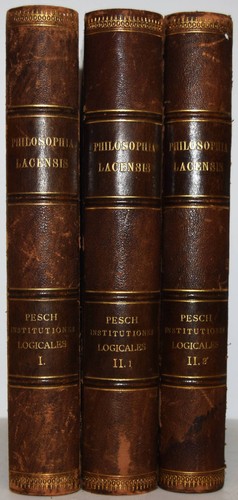 Pesch institutiones logicales - pesch,,