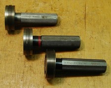 3x LINKS Gewindelehrdorn Gewindelehre - M  65 x 2,0 - ISO Feingewinde - 6H