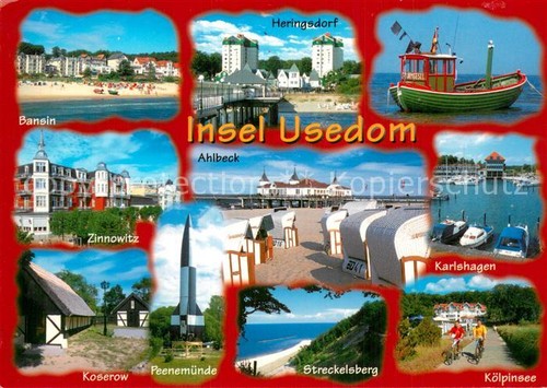 Insel usedom ortschaften der - usedom,