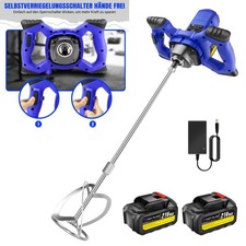 Rührwerk Farb Mörtelrührer 6-Gang-Getriebe Mischer Betonrührer Rührer Rührgerät